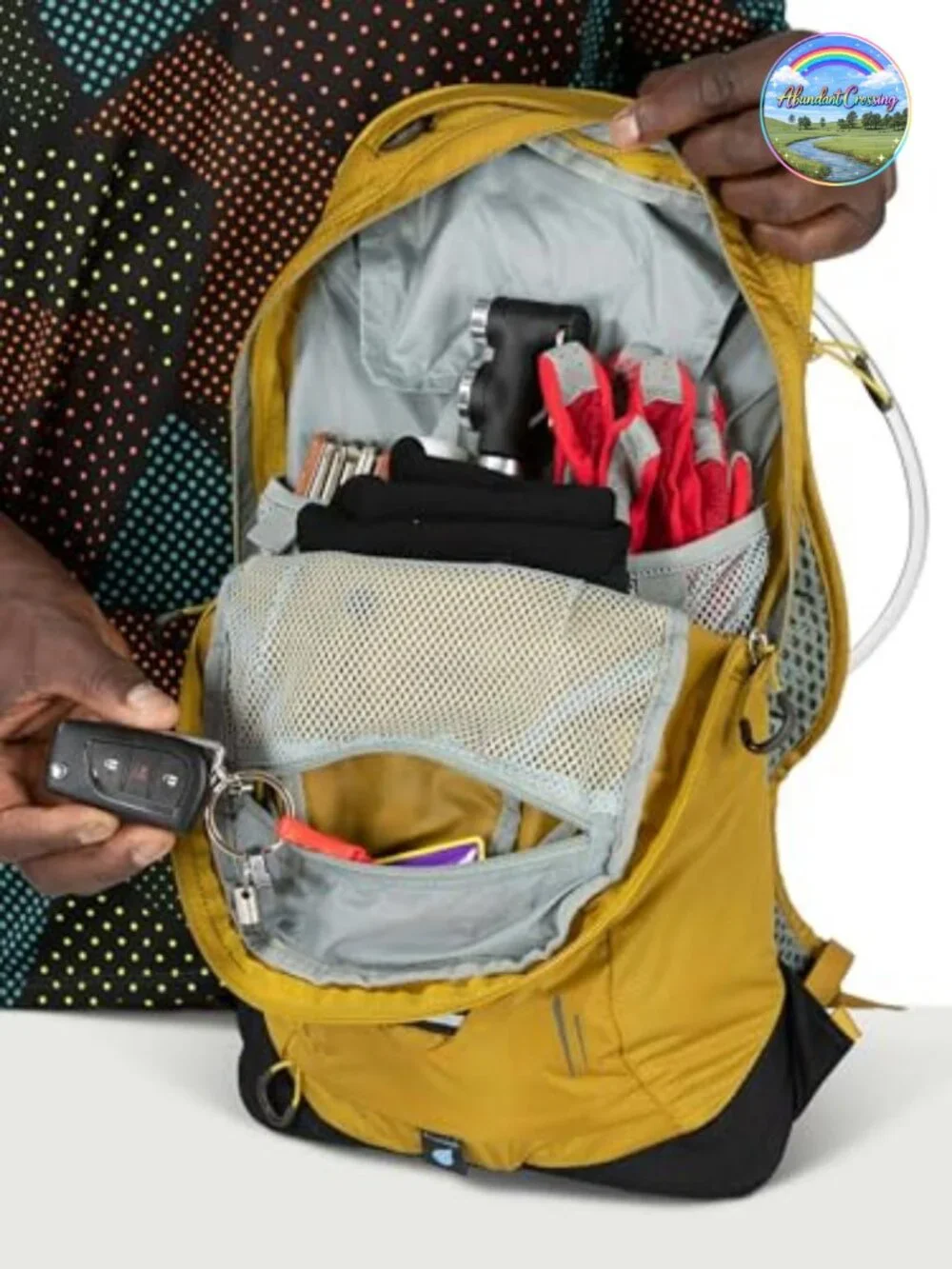 Hydration Pack with 2.5L Reservoir, 5L Daypack, Cycling Backpack